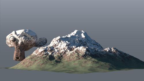 Mountain shader preview image
